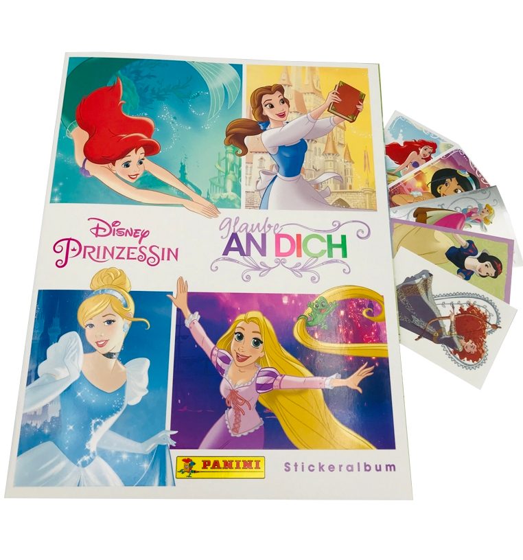 Panini Disney Prinzessin Glaube an Dich Sticker Sammelalbum Album Princess 