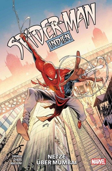 Spider-Man Indien Netze Über Mumbai