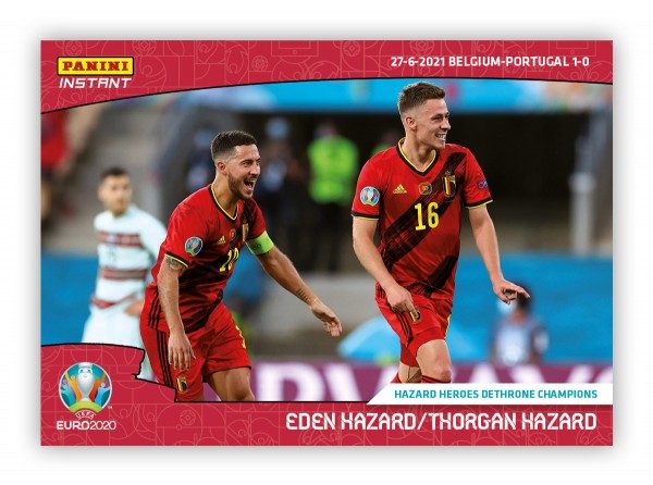 UEFA EURO 2020 - Panini Instant - 045 - Eden & Thorgan Hazard