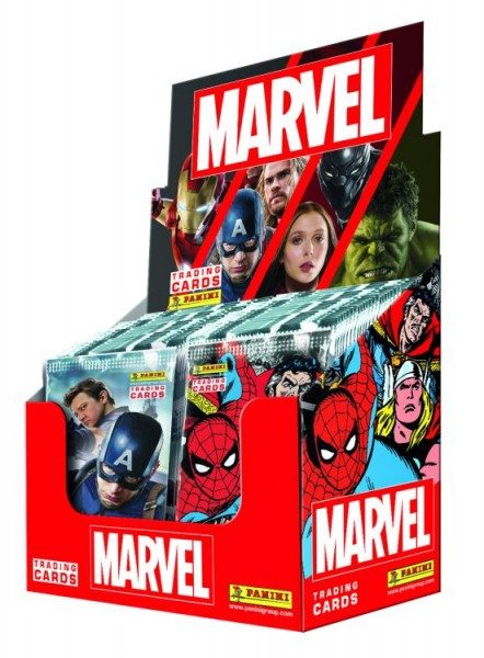 Marvel Heroes Trading Card - Box mit 24 Tüten