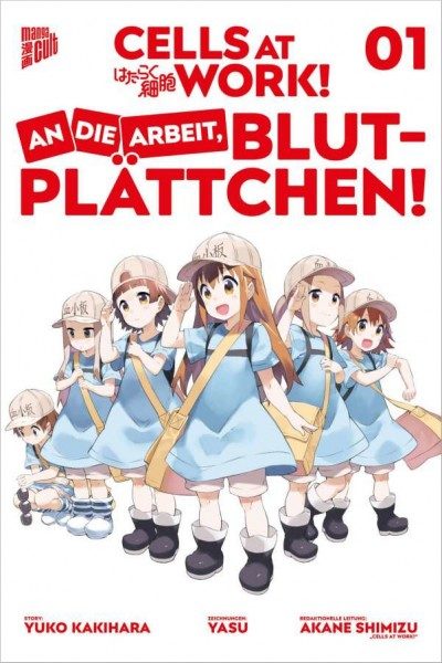 Cells at Work! An die Arbeit, Blutplättchen! 1 Cover