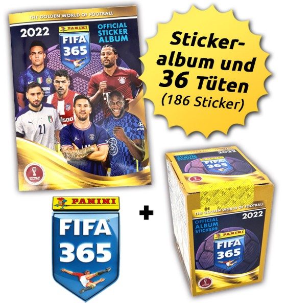 Panini FIFA 365 Stickerkollektion 2022 - Box-Bundle
