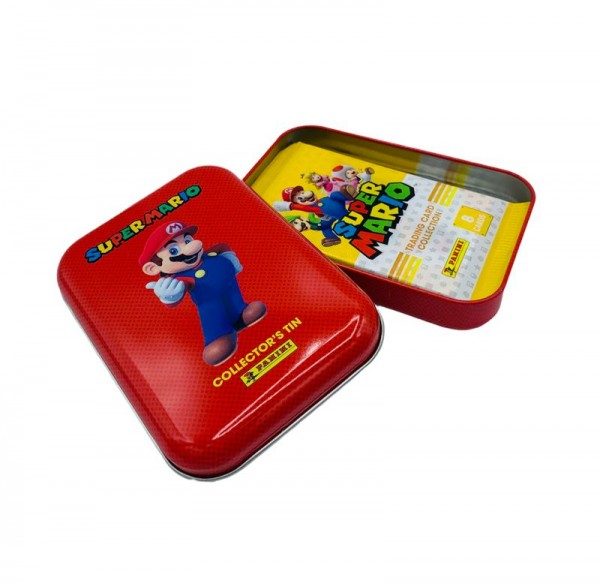 Super Mario Trading Cards  - Pocket Tin rot offen
