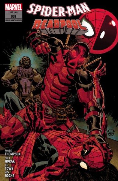 Spider-Man/Deadpool 8 - Deadpool haut rein Cover