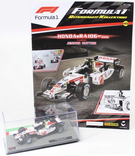 Formula 1 Rennwagen-Kollektion 49: Jenson Button (Honda RA106)