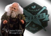 Harry Potter Ein Jahr in Hogwarts - Sticker & Cards - LE Card 8 - Professor Flitwick