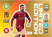 Panini FIFA 365 Adrenalyn XL 2021 Kollektion – LE-Card Jordan Henderson Vorne