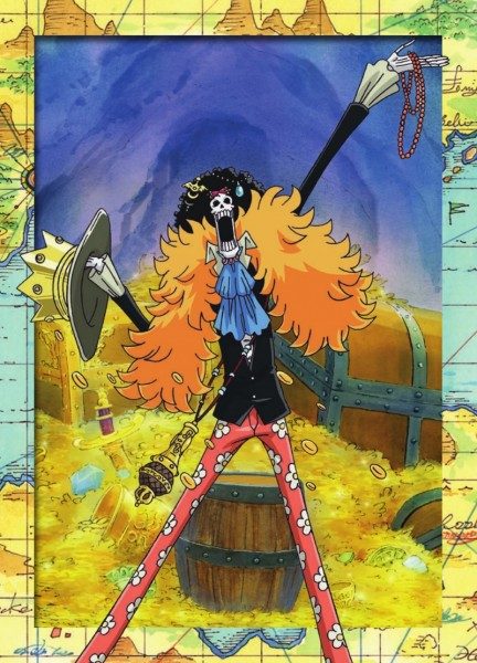 One Piece Trading Cards - Limited Edition Card Nummer 9 Motiv Brook, das Skelett